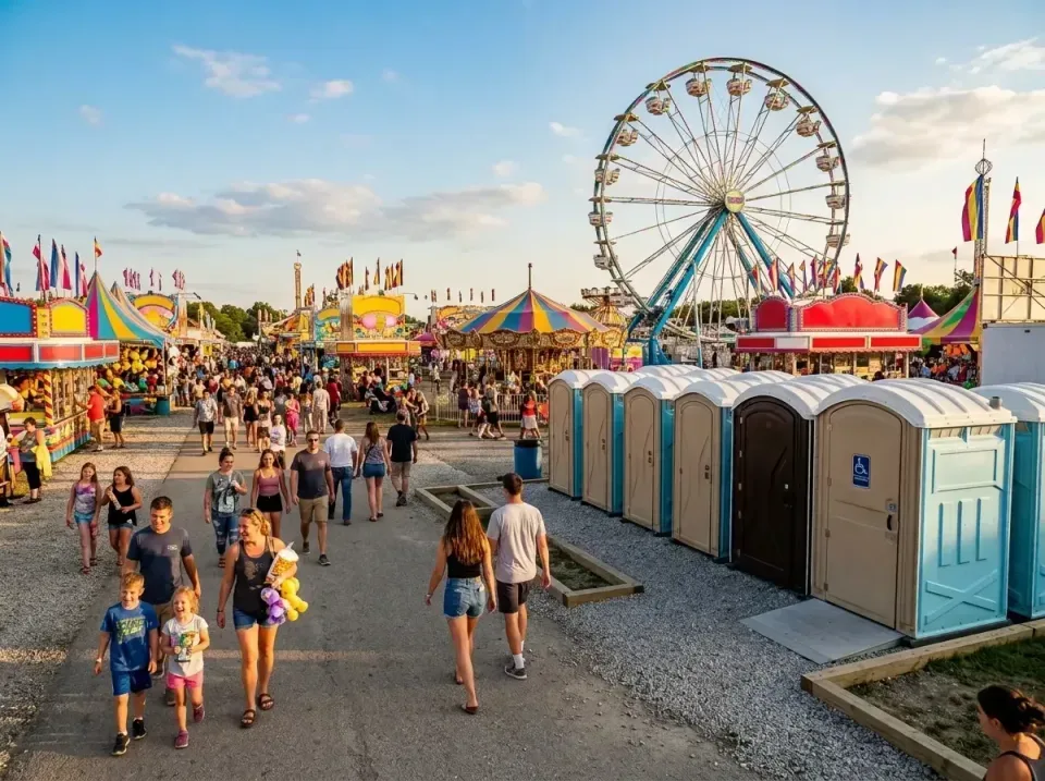County Fair Restroom Area