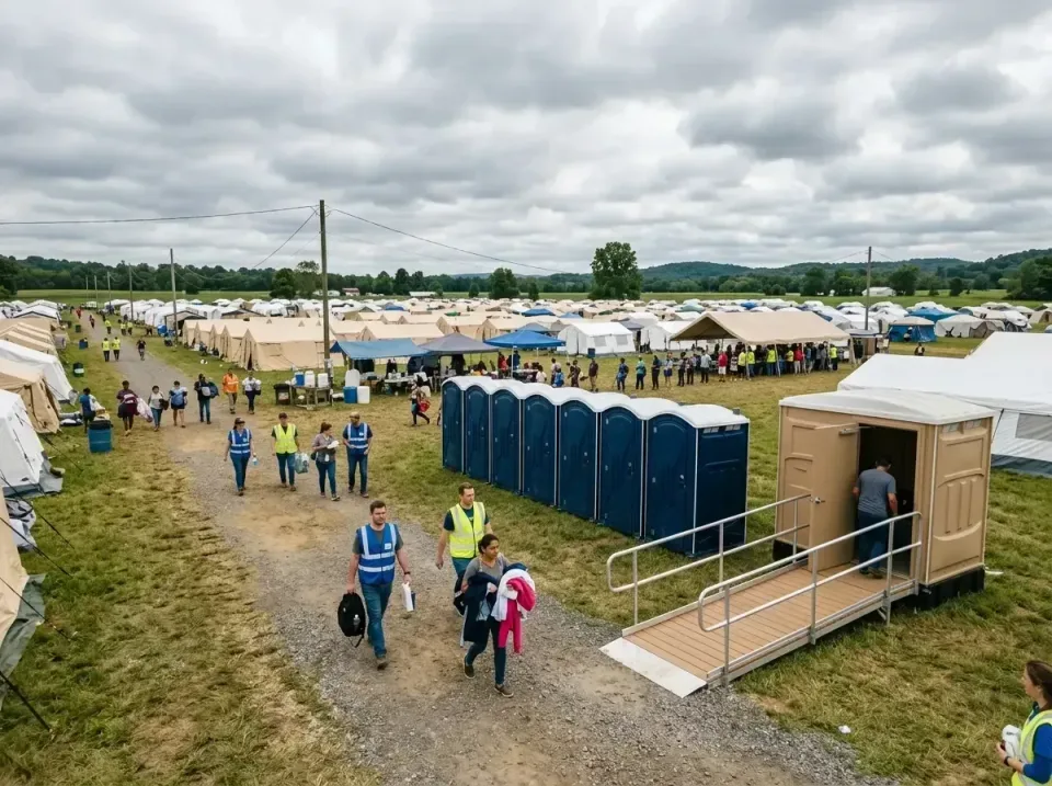 Disaster Relief Camp Restrooms